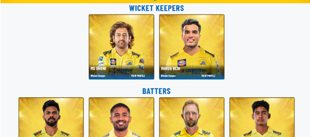 Chennai Super Kings Chennai Super Kings