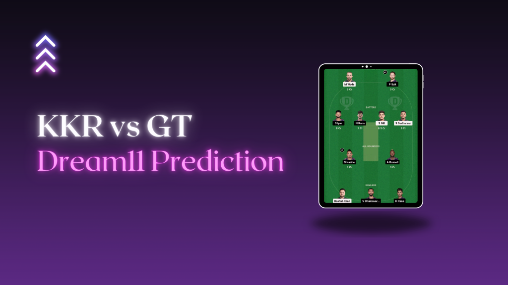 KKR vs GT Dream11 Prediction