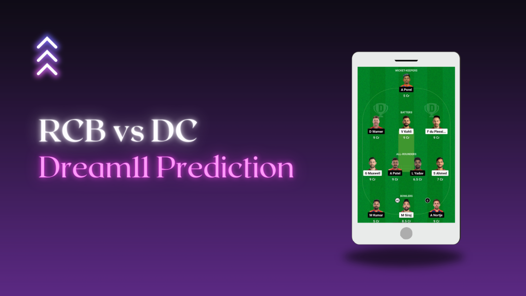RCB vs DC Dream11 Prediction