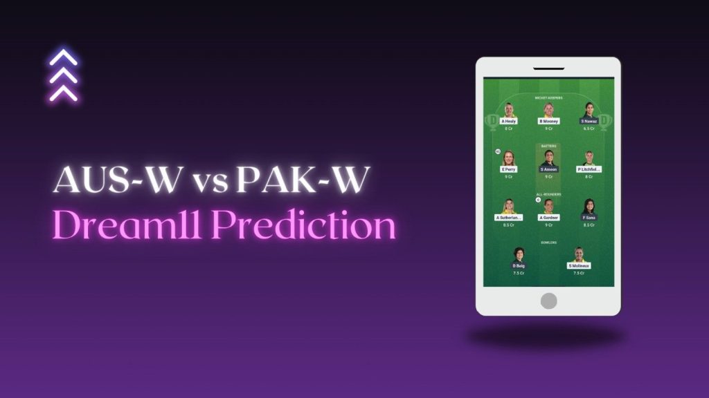 AUS-W vs PAK-W Dream11 Prediction