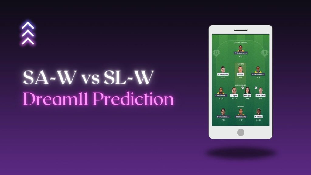 SA-W vs SL-W Dream 11 Prediction